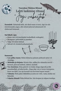 Tuurakuu Rituaal Lahti Laskmise Rituaal Soul Sisters Tarot