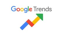 Google Trends logo for analyzing trending search topics and keywords