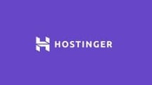 Hostinger logo for web hosting and website building tools