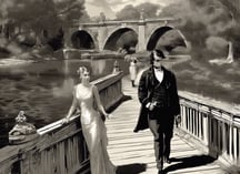 William Hamilton le long du Broom Bridge