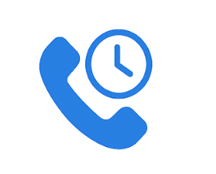 a phone phone with a clock and a clock on it