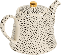 creative-co-op-white-stoneware-teapot-with-black-speckles