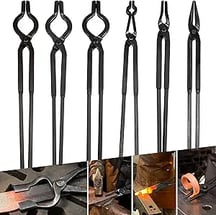 blacksmith tongs 6pc set