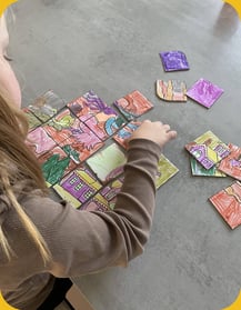 Zelfgemaakte puzzel
