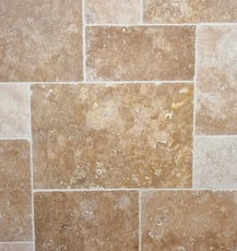 carrelage intérieur style travertin