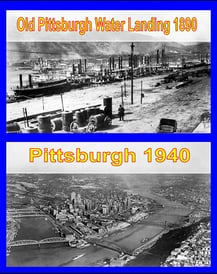 Scrapyard Near Me Old Pittsburgh water landing and river