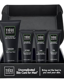 a box of three different types of skin care products