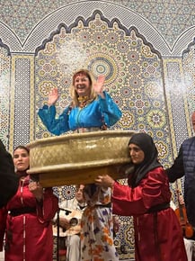 US Morocco Tours celebrate a special guests wedding anniversary