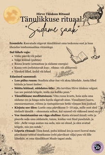 Hirve Täiskuu Rituaal Tänulikkuse Rituaal Soul Sisters Tarot