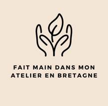 Fait main dans mon atelier en Bretagne