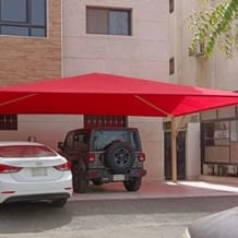 مظلات سيارات في حي الفيصلية
