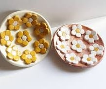 floral clay trinket dish hen party workshop York