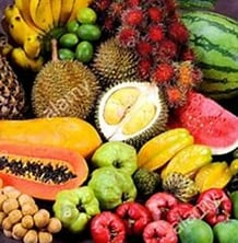Brasil has an abundant of exotic fruits.