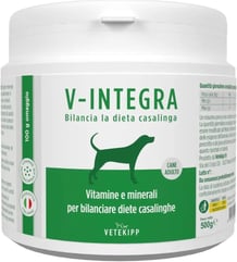 Canideo V-INTEGRA Chien Adulte - Supplément Complet Riche en vitamines et minéraux