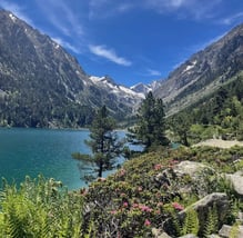  le lac de gaube hors saison à Cauterets accessible depuis la Grange russell