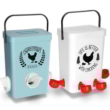 Water and feed containers for Chickens