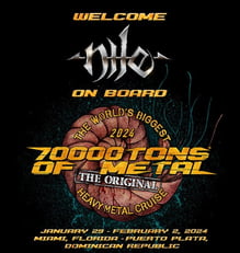 Nile 70000 Tons of Metal Cruise 2024