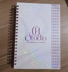 Agenda personalizada com logo