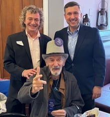 Steve with DNC Vice Chair Ken Martin, and former Int'l Chair Ken Sherman