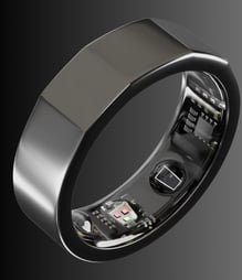 Oura Ring Gen3 Heritage - Stealth - Size 8 - Smart Ring - Oura