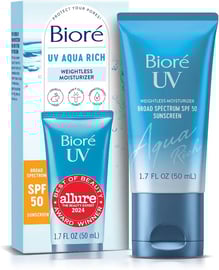 Biore UV Aqua Rich SPF 50 PA++++ Daily Moisturizer Sunscreen for Face