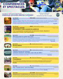 Programme des ateliers et conférences de CUP25