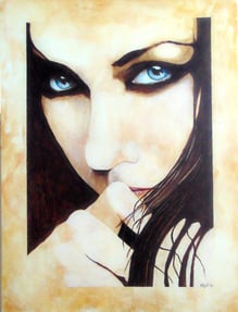 Portrait of rock Icon Amy Lee
