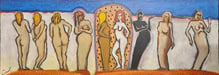 oeuvre d'art- nus - artiste peintre -peintures - femmes