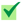 A green checkmark icon on a green square background.
