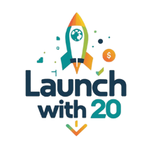Launch With 20 logo