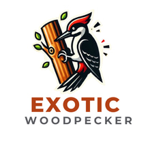 Exotic Woodpecker logo