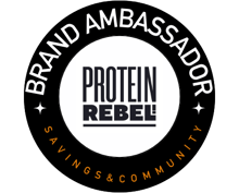 Brand Ambassador Protein Rebel Savings & Community.