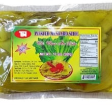 Pickled Mustard Cabbage (Kai Choy) Slices , Cải chua ăn liền 