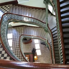 Escalier du Petit Séminaire de Québec.
