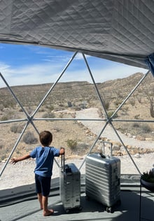 Arrived at the domes near Big Bend National Park. Slowly making our way towards Houston Airport