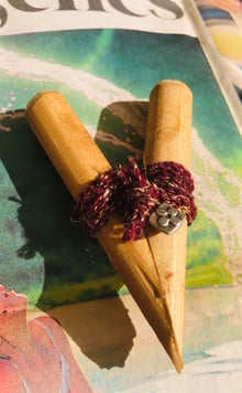 Curipé artesanal para aspirar Tabaco