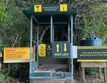 cleaning stations for shoes at regional parks