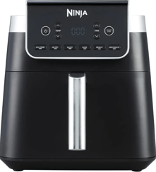 Ninja MAX PRO Freidora de Aire, 6 en 1, sin aceite, Freír con aire, Asar, Hornear, Recalentar