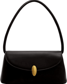 Black shoulder handbag with structured design – versatile Amazon everyday bag for women