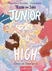 Buchcover Junior High von Tegan und Sara Quin bei arsedition