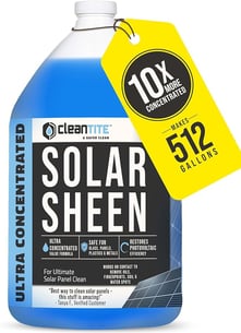A great solar panel cleaning solution