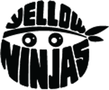 Yellow ninjas, Digital marketing, Social, Websites, SEO logo