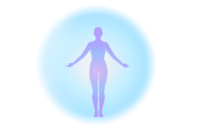 Biofield of a person.