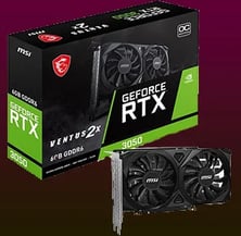 NVIDIA GeForce RTX 3050 budget GPU for 1080p gaming in 2025