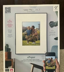 The Alarutek ePaper 13.3" Wi-Fi Digital Photo Frame