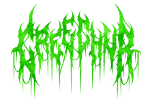a green metal logo spelling CREECHUR