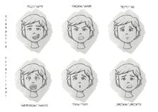 Animation heads, for animation: paradise