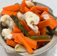 bowl of fermented vegetables