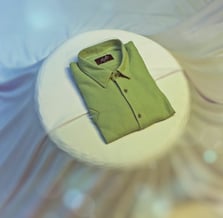 camisa verde casual/formal