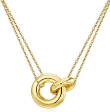  golden friendship necklace is made of 14K gold over s925 sterling silver. The gorgeous golden textu